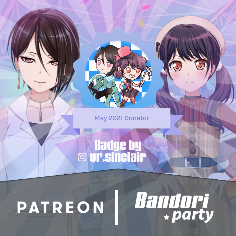      May 2021's limited badge is here! 🤩🎉  

It's a very special badge featuring Rui   Tsukushi,...