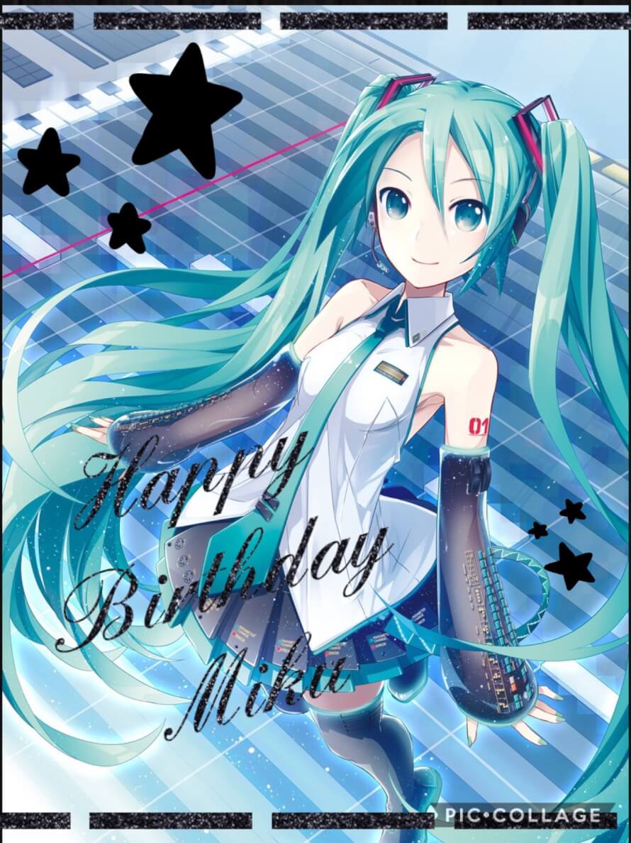 Happy birthday/Anniversary to the one and only Hatsune Miku. The leek god has been a thing for 12...