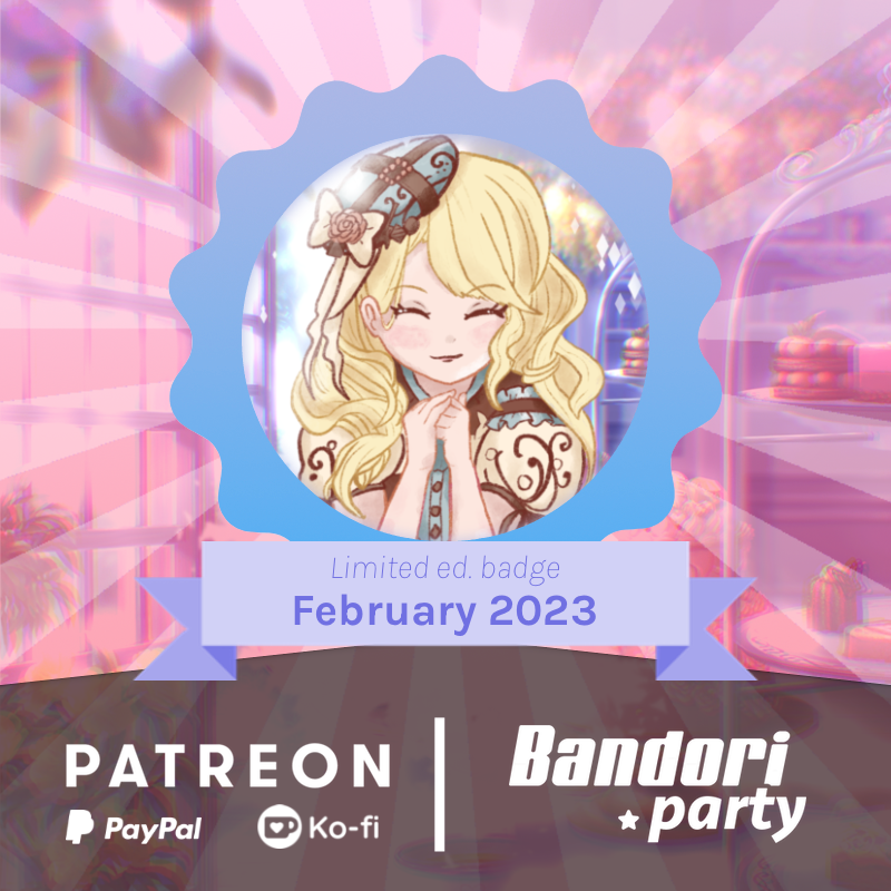      February 2023's limited badge is here! 🤩🎉  

 It's a very special badge featuring Touko 💝🍫,...