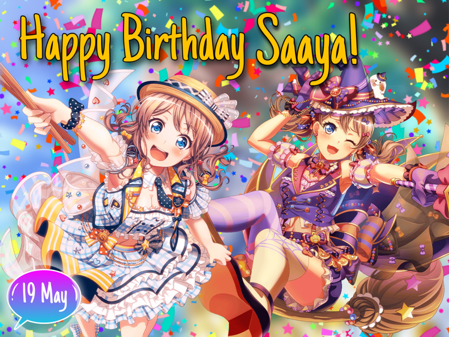 Happy Birthday Saaya!! We all love you!

 btw my previous acc was Sseijin 
