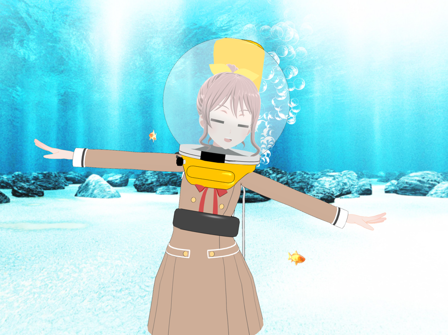   Happy Birthday to Saaya!  

I just finally did it again on MMD, this is where she dives in...