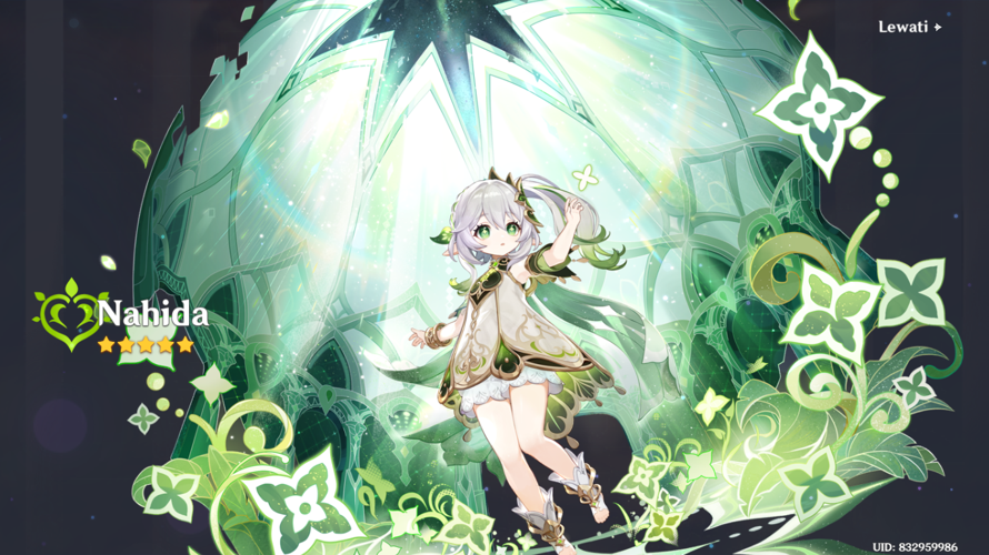 I'm so happy I got Nahida as the archon I wanted the most T_T she is so cute and adorable, though I...