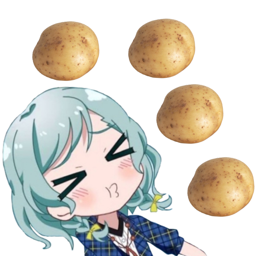 I saw alot of Potato Post so...
  POTATO POTATO POTATO