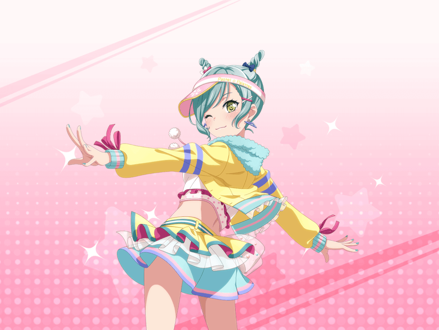 I love the color scheme and her hairstyle is very cute, Hina reminds me once again why she is my...
