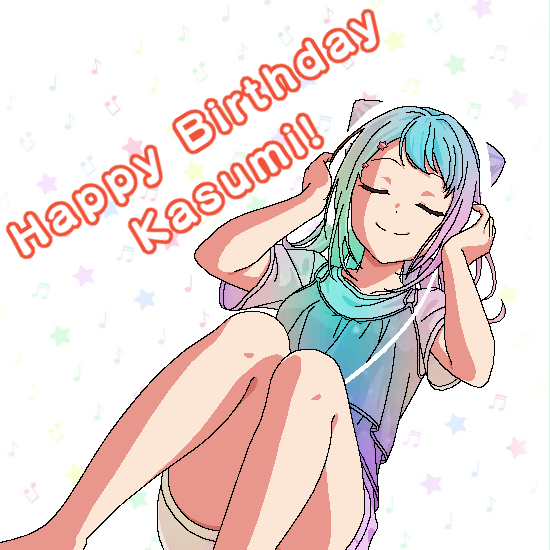  color=red ☆Happy Birthday Kasumi!☆ /color 

The one who started it all. May the shining stars...