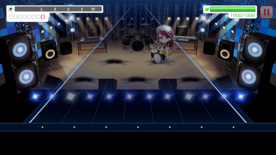 tomoe is playing all alone :  