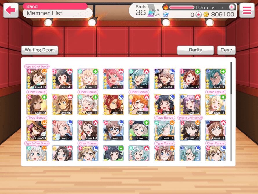 hey, does anyone want this EN account? i’m too busy with my JP account to play lol.
lots of stars...