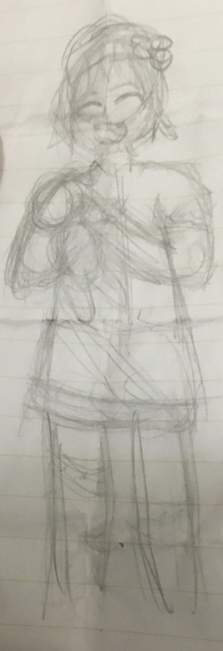 I made in class a Hagu sketch for  day 12 of...