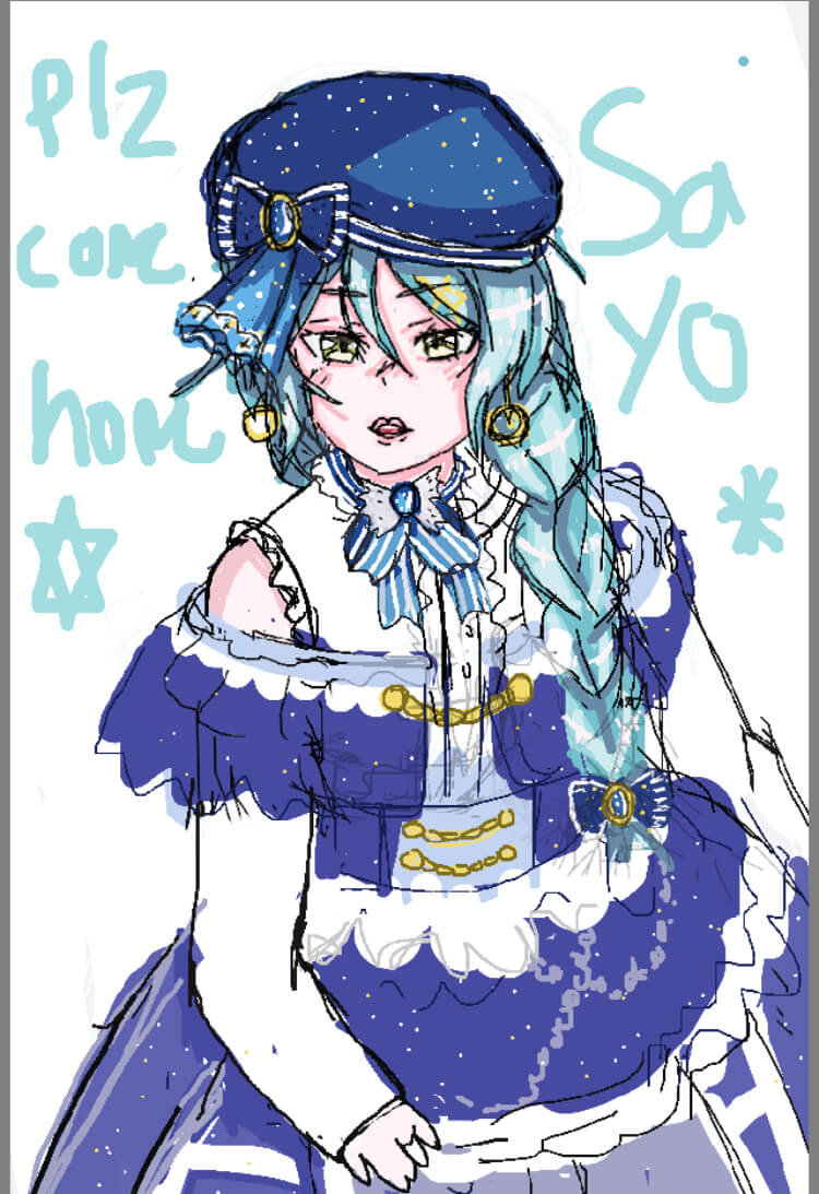 Honestly my art is getting lazier and lazier XD.  Sorry sayo  
Maybe it has something to do with...