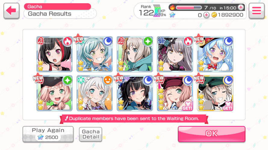 It took 0.000001% of Shaggy's power to bring Himari and Moca home. 2 down 1 to go.