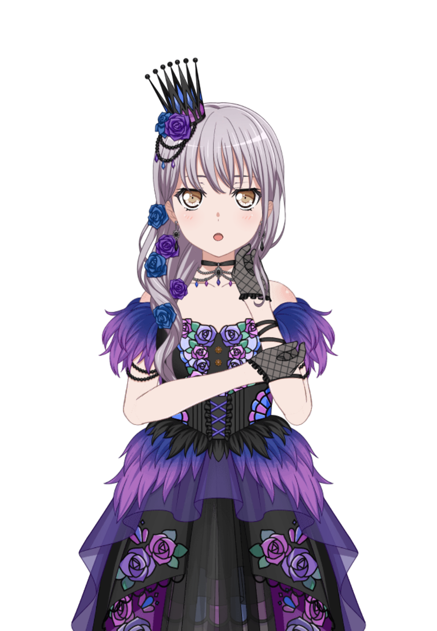 Yukina wearing a Violy from Fortnite  costume 
