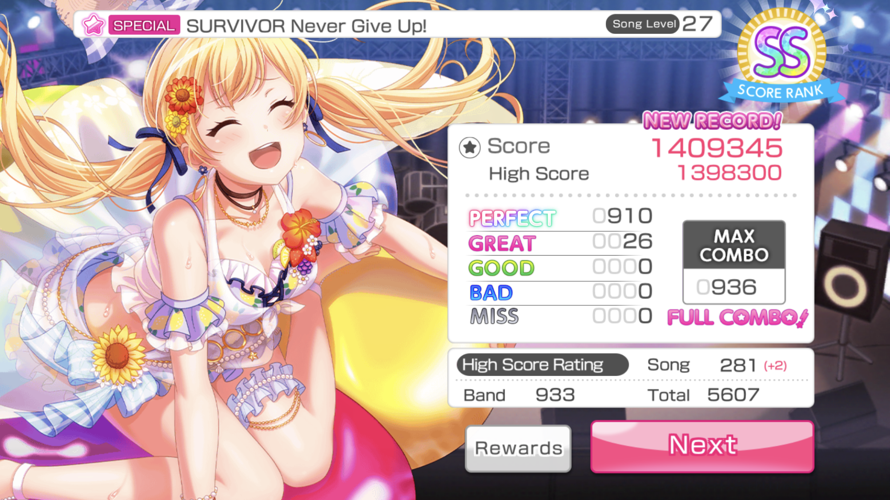 Another song done. Wish they added a retry option in the pause section. Having to quit and play the...