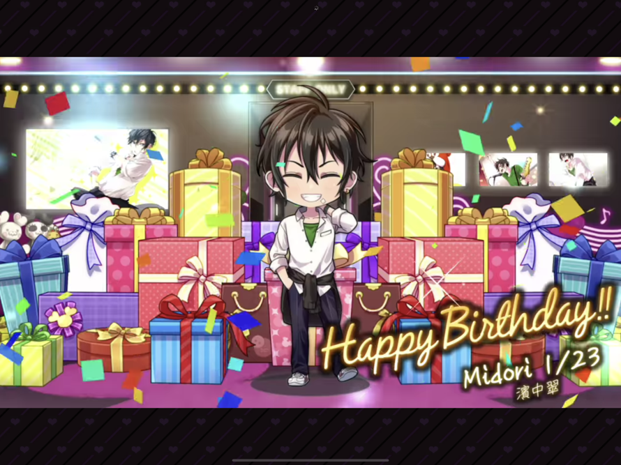 Well happy  early  birthday Midori.