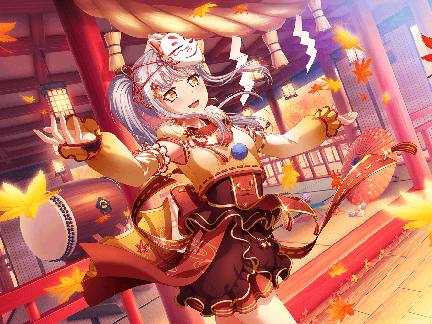 First Happy 3 star Yukina that's the event card! Coming up! I'm super excited for this event.

I can...