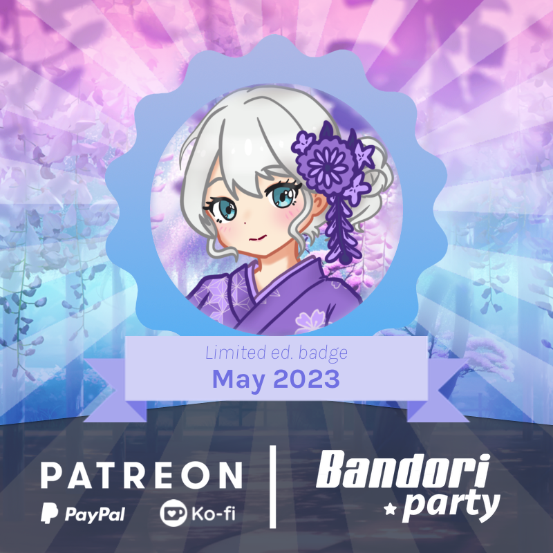      May 2023's limited badge is here! 🤩🎉  

 It's a very special badge featuring Eve 👘, specially...