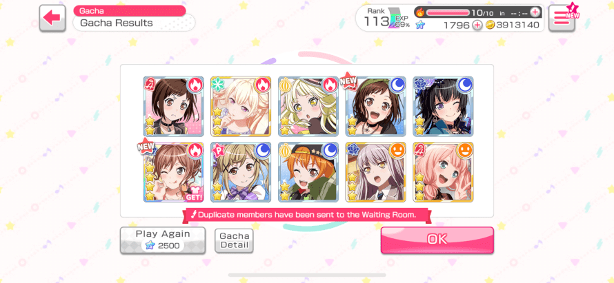 Update: I just managed to pull Lisa! I’m so happy!!! Think I’m done until the next one lol
Good...