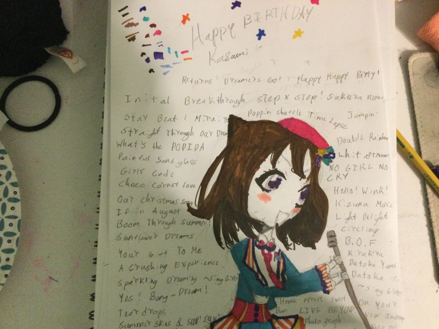 Happy birthday Kasumi! I am in love with this drawing I made! Sorry if it is bad compared to the...