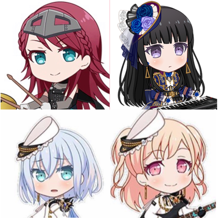 i just wanted to say i love it when they give the chibis colorful eyelashes! it's very evident in...