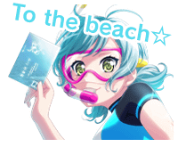 A Letter from the Sea “To the beach ☆”