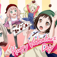 Happy Valentine's Day 2019 - Moca, Himari, Tsugumi, Kokoro