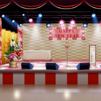 New Year's Variety Show Stage