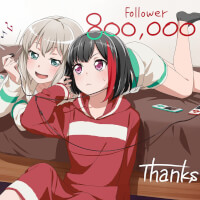 800,000 Twitter Followers - Ran, Moca