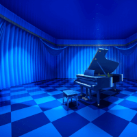 Piano room