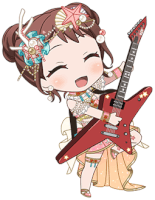 ★★★ Kasumi Toyama - Happy - Colorful Rocks - Chibi