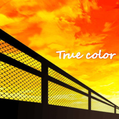 True color