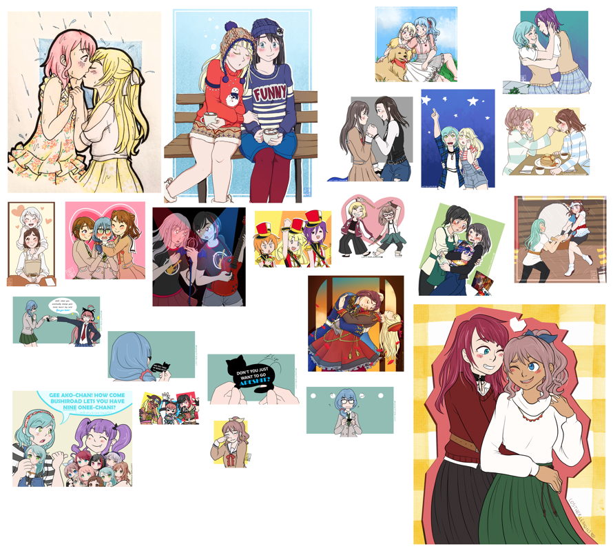 i figured it was high time i stop lurking and actually post here! 
these are all old fanarts of...