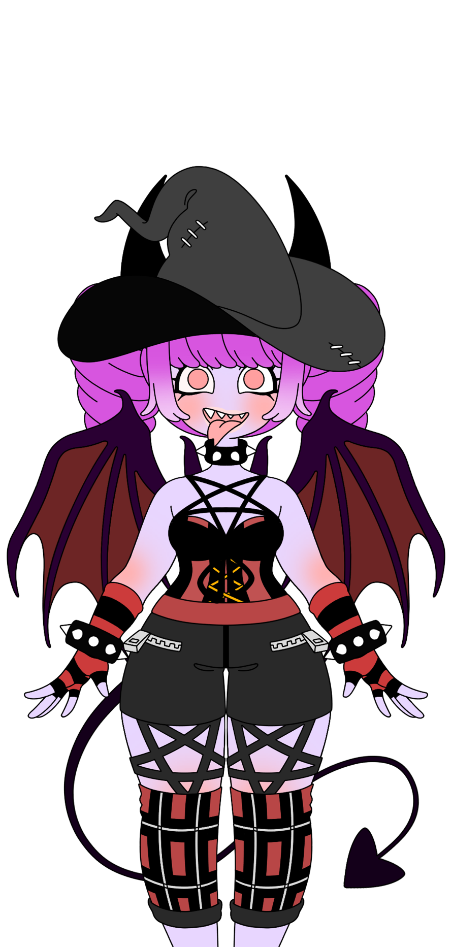 Okokok last avatar maker for the day! I decided to make Ako as a monster girl using the app Monster...