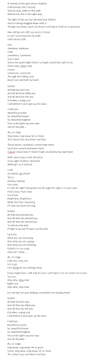 I just wrote English lyrics for Neo Aspect to use in a fic. they weren't really intended to be used...