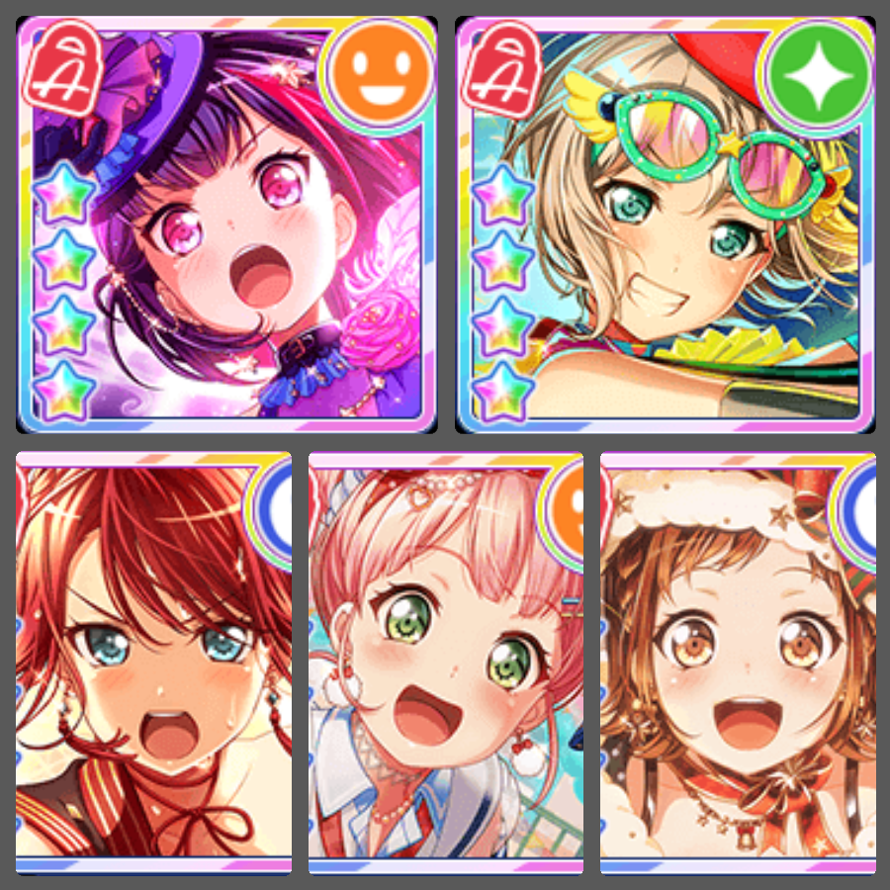5th bandori wishlist: Afterglow