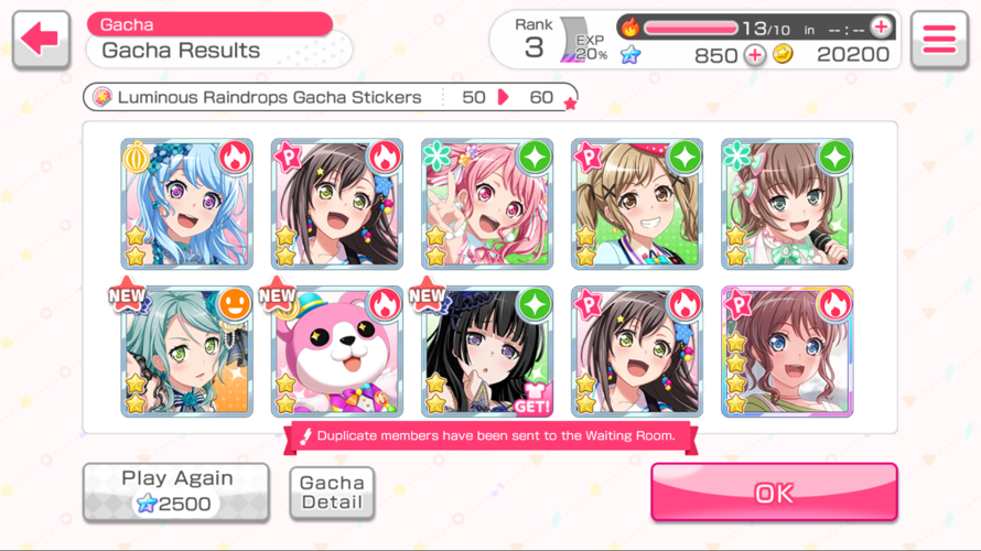 i made a reroll account and got the new saya card 3 times???     other post!!! 