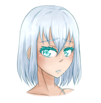 quick Mashiro headshot

been meaning to draw her properly but this was all I managed huh