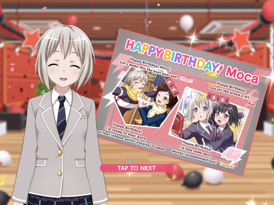 Happy  Late  Birthday, Moca Aoba  Guitarist of Afterglow !