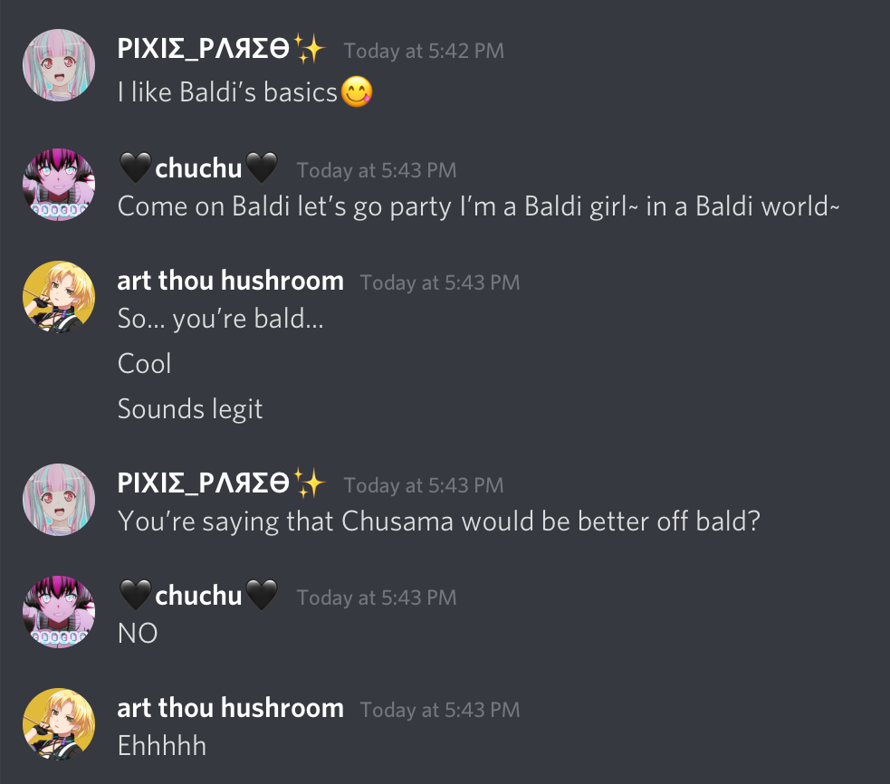   Part 2 of RAS Discord Madness.

So my sister was being Layer and Chu2 while I did Pareo and...