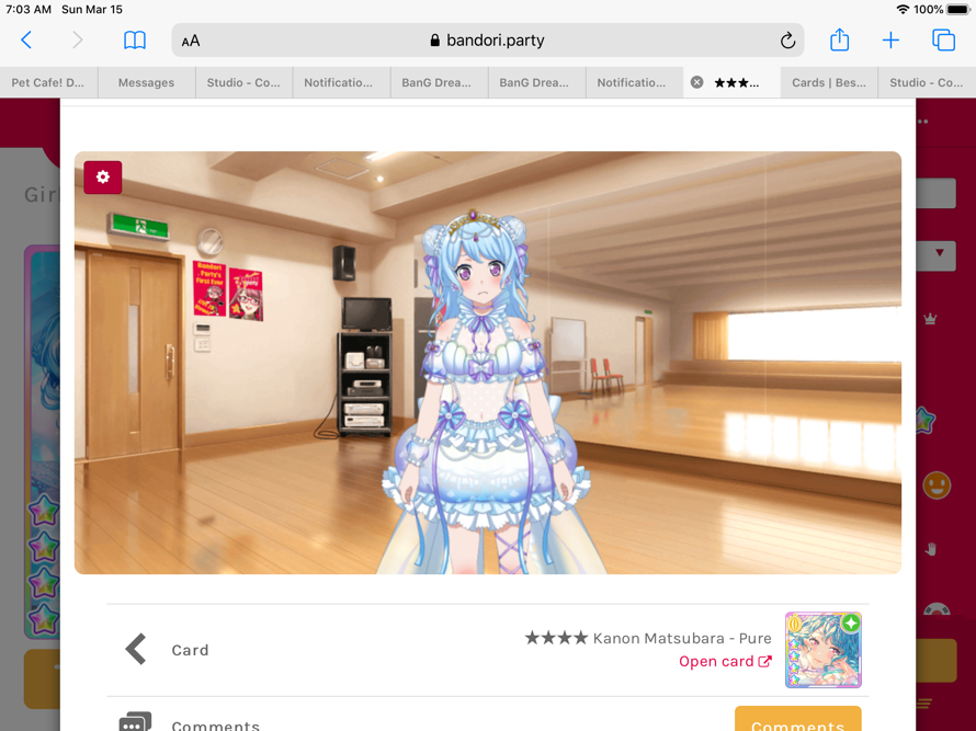 They just added all the Morfonica 1 s, 2 s, 3 s, and 4 s with the new year costumes and Backstage...