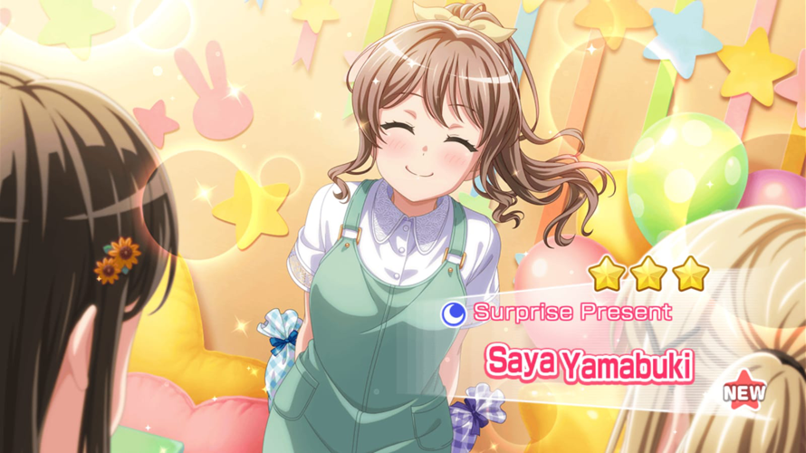   Here is the 3 stars card of Saya that I got 

~Someone tell me how to put more than two images...