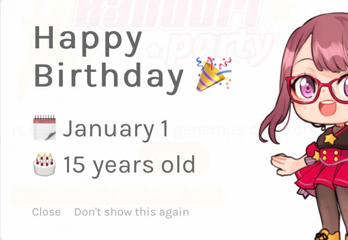   Happy New Years everybody!

    I hope the next year is just as amazing as this one and that you...