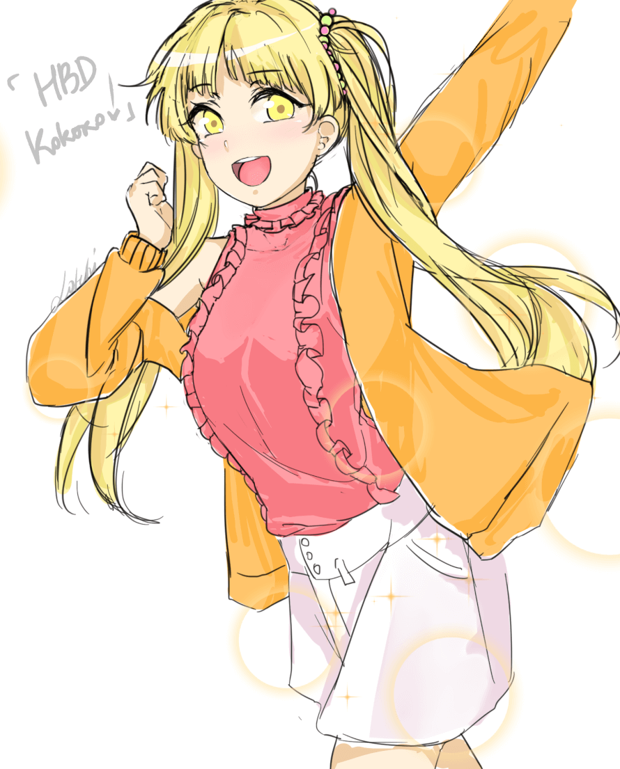 I'm late but HBD Kokoro chan!! One of the best waifu on Bandori <3
Here is a quick sketch of her,...