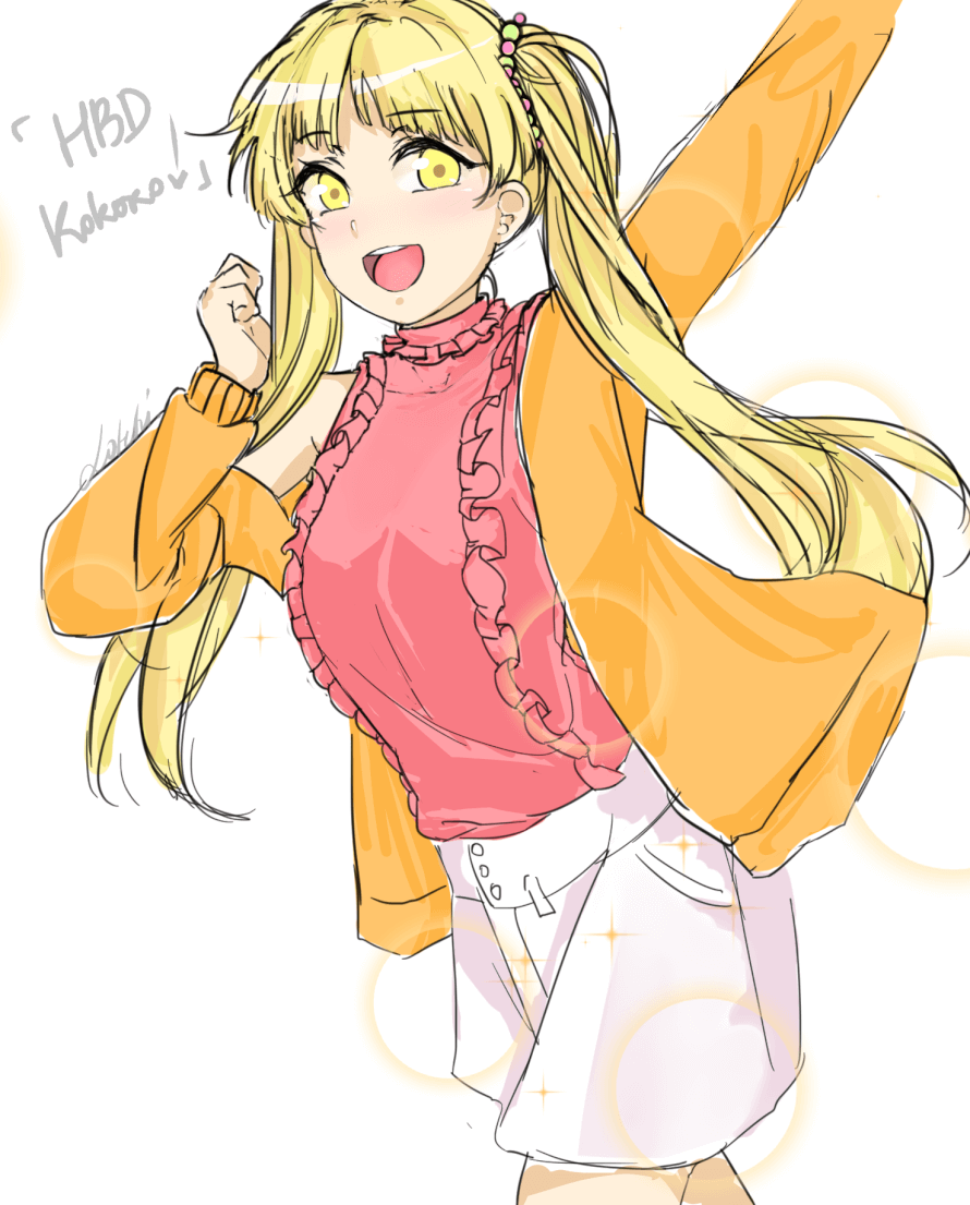 I'm late but HBD Kokoro chan!! One of the best waifu on Bandori <3
Here is a quick sketch of her,...
