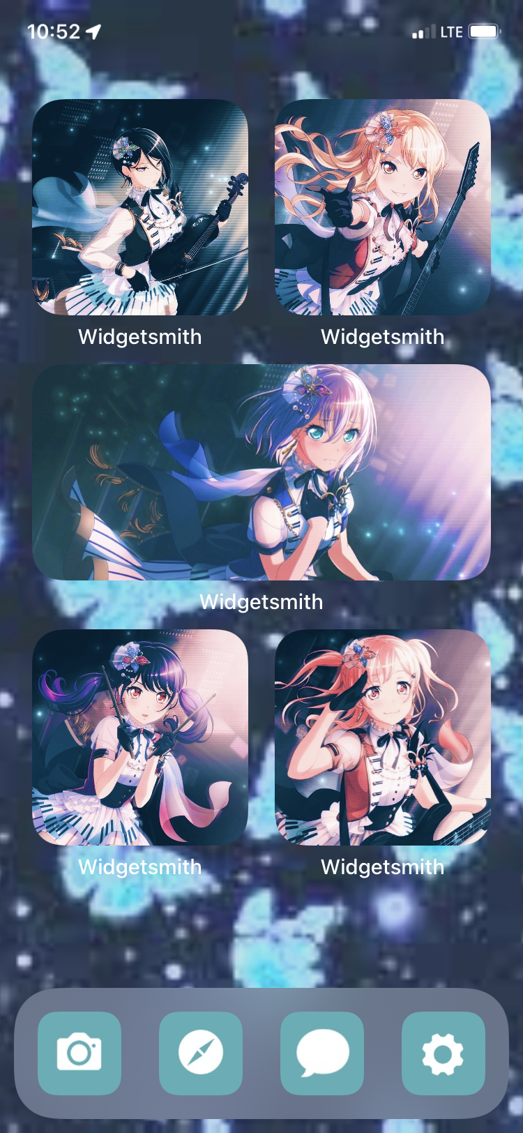 lazy morfonica home screen! afterglow is still my fave band tho 