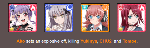   N NO   you killed your band's vocalist and my CHU2 baby and YOUR OWN SISTER WHO I  THOUGHT  YOU...