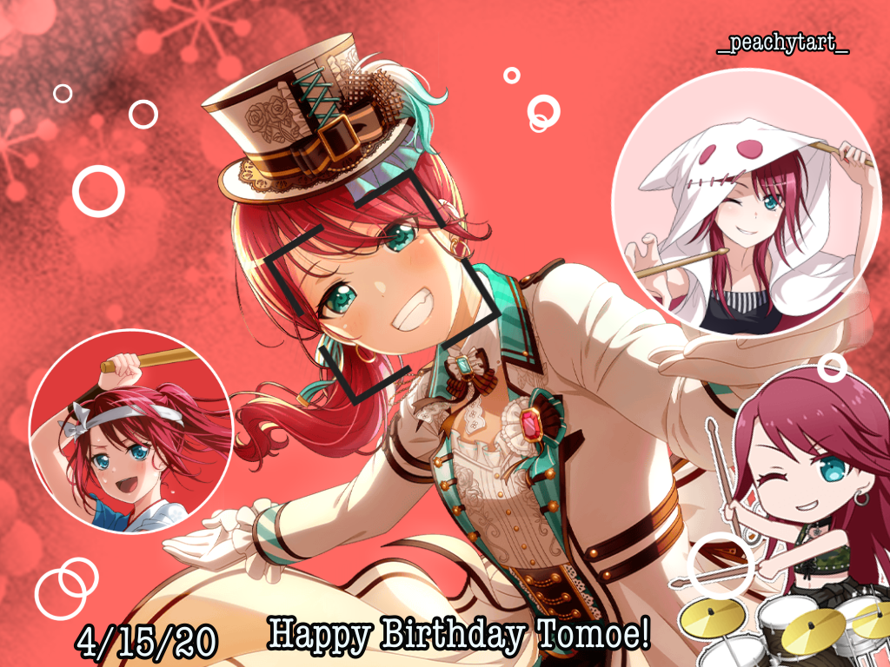 Happy birthday Tomoe! You may not be my best girl, but you are a pretty cool person. No wonder Ako...