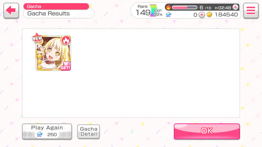 Pulling straight solos desperately for Arisa, tensed up a little upon seeing golden lights, but I'm...