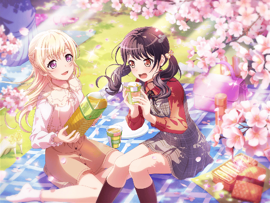 HAVE YOU SEEN IT????? THERE ARE CHISATO AND TSUKUSHI! TOGETHER! AAAAAAA IT SO COOL WHEN YOUR...