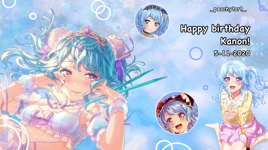Happy birthday Kanon! You are a very cute character. I know you aren’t my best girl, but I still...