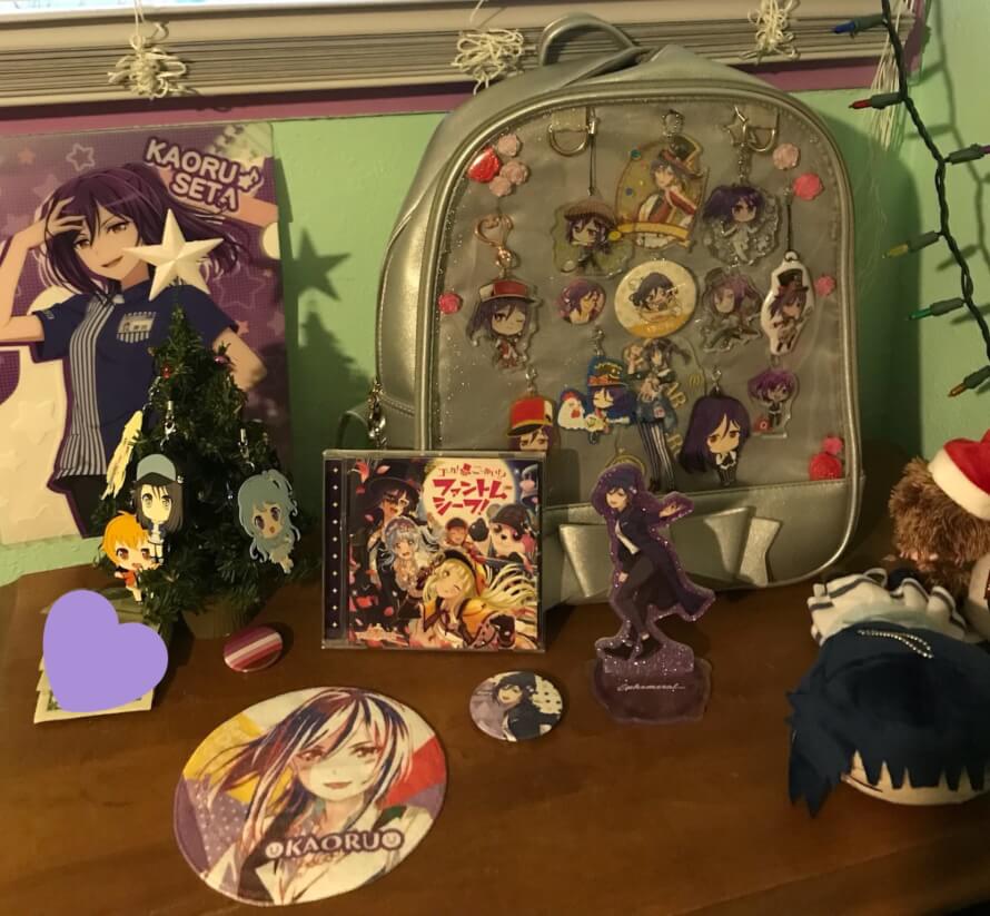 i remember i posted my kaoru itabag here when i first started it but ive gotten a lot more stuff for...