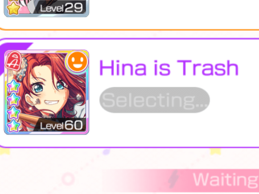 Guys, this is the most RUDE thing I have seen in Bandori.

Why?? You’re allowed to say, “I don’t...